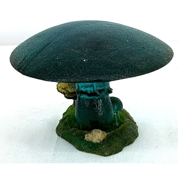 Wondermold Lucite Mushroom Blue Orange Green Figurine 3.5" Tall Vintage - Picture 4 of 9